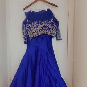 Prom, wedding, evening, formal dress/skirt,croptop
